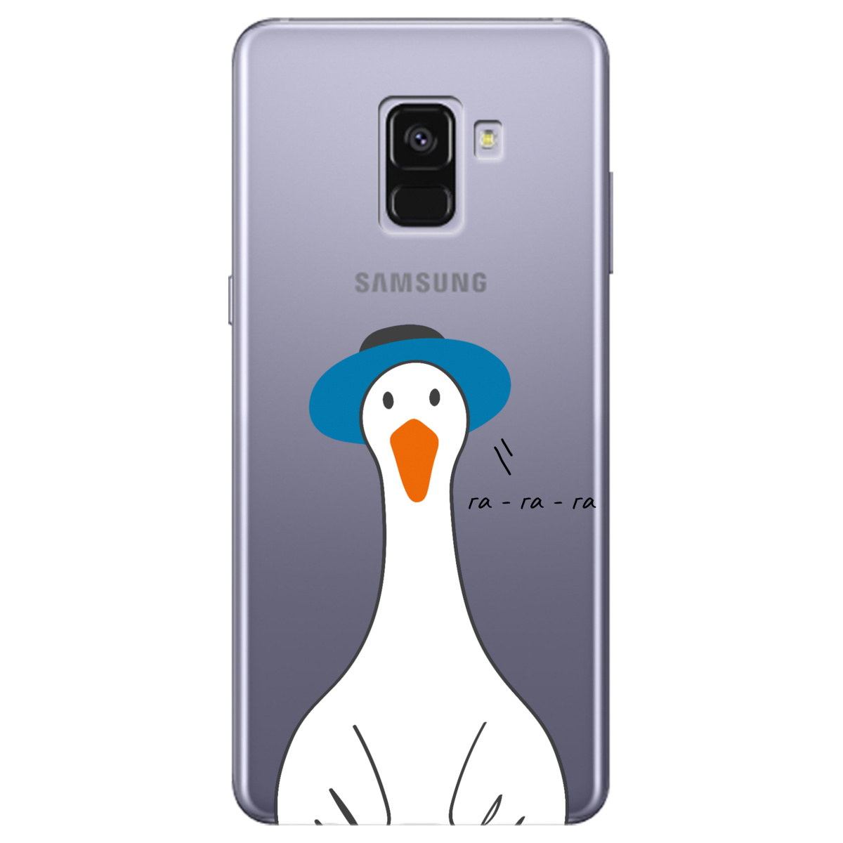 Чехол для Samsung Galaxy A8 Plus 2018 Га-га-га - фото 1 - Чехлы для телефонов