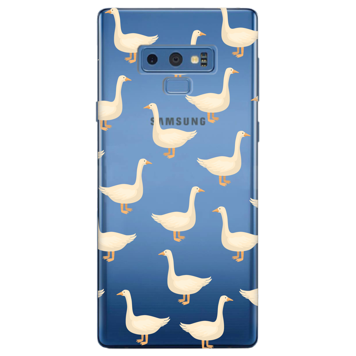 Чохол для Samsung Galaxy Note 9 Гуси в тренді - фото 1 Чохол для Samsung Galaxy Note 9 Гуси в тренді - фото 1 - Чохли для телефонів