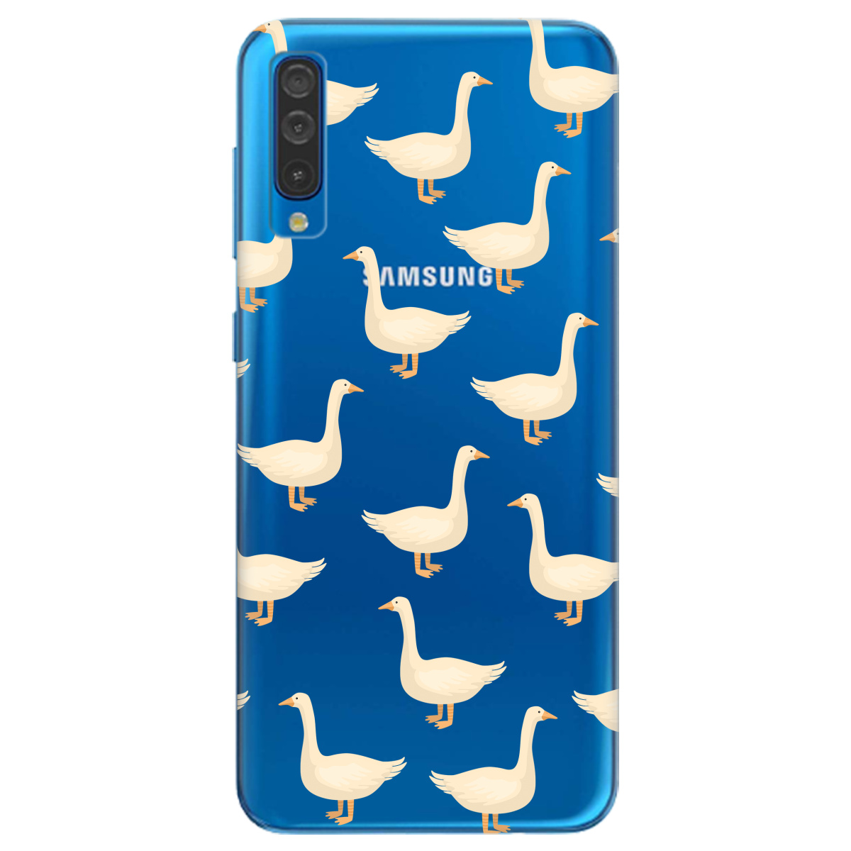 Чохол для Samsung Galaxy A50 Гуси в тренді - фото 1 Чохол для Samsung Galaxy A50 Гуси в тренді - фото 1 - Чохли для телефонів