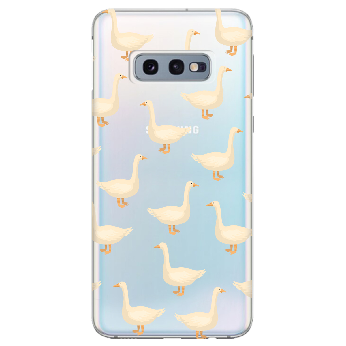 Чехол для Samsung Galaxy S10e Гуси в тренде - фото 1 - Чехлы для телефонов
