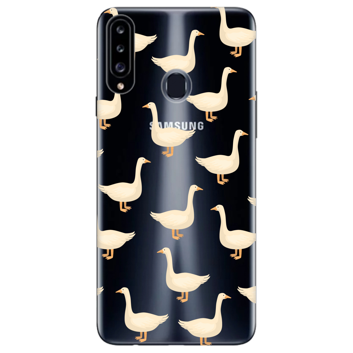Чехол для Samsung Galaxy A20s Гуси в тренде - фото 1 - Чехлы для телефонов