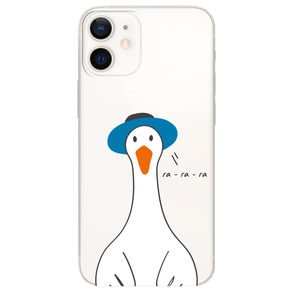 Чехол для Apple iPhone 12 Mini Га-га-га - фото 1 Чехол для Apple iPhone 12 Mini Га-га-га - фото 1 - Чехлы для телефонов