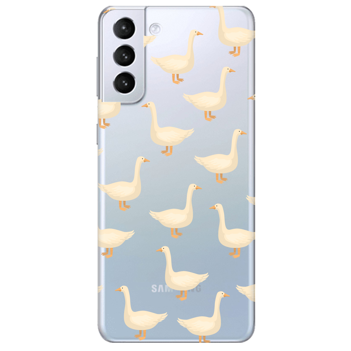 Чехол для Samsung Galaxy S21 Plus Гуси в тренде - фото 1 - Чехлы для телефонов
