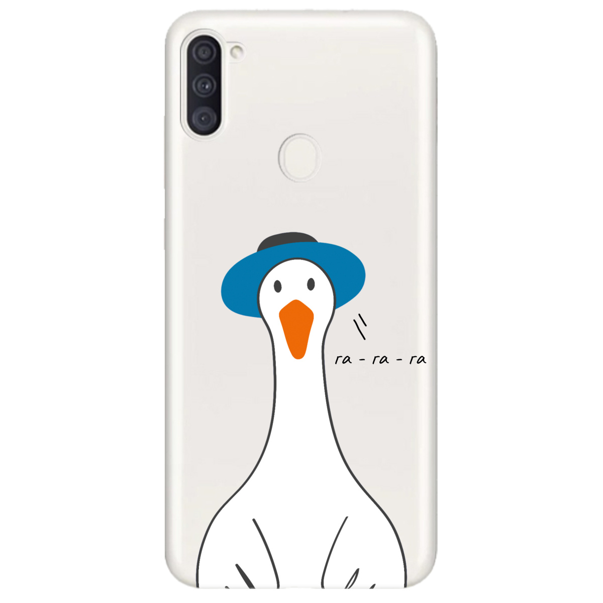 Чохол для Samsung Galaxy M11 Га-га-га - фото 1 Чохол для Samsung Galaxy M11 Га-га-га - фото 1 - Чохли для телефонів