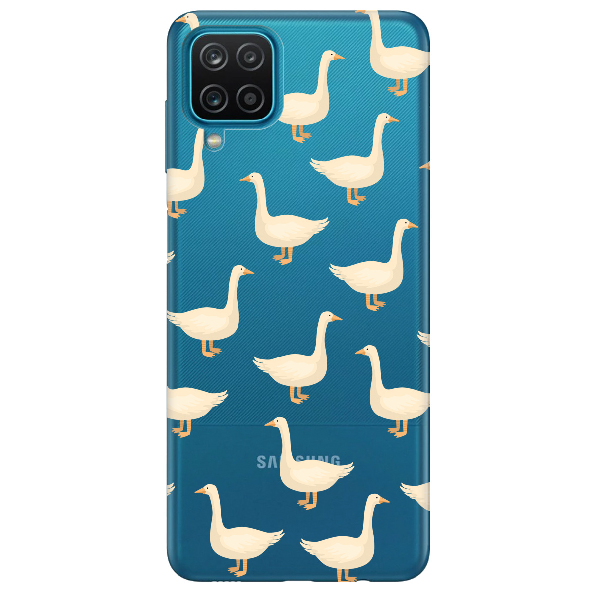 Чехол для Samsung Galaxy M12 Гуси в тренде - фото 1 Чехол для Samsung Galaxy M12 Гуси в тренде - фото 1 - Чехлы для телефонов