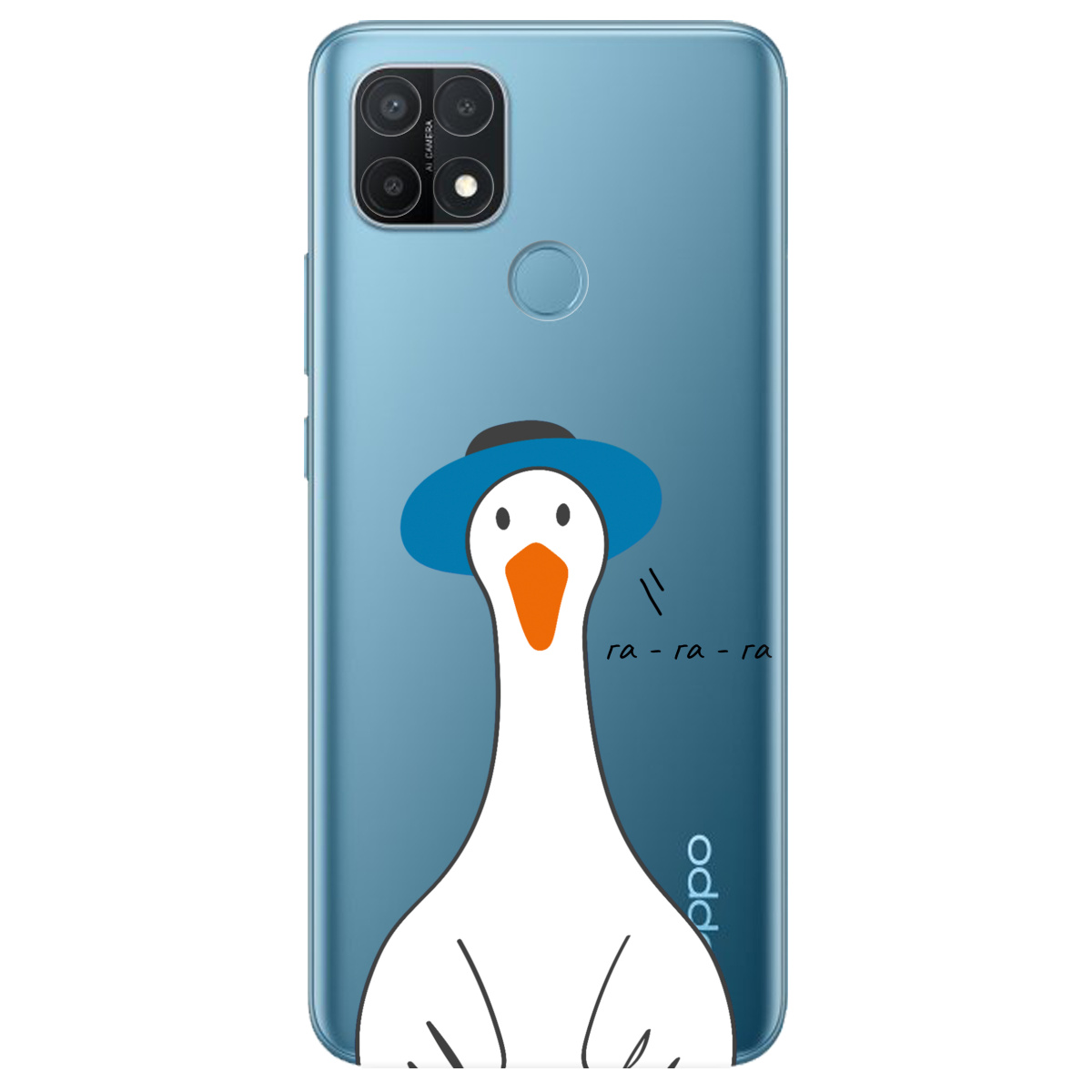 Чехол для Oppo A15s/ A15 Га-га-га - фото 1 Чехол для Oppo A15s/ A15 Га-га-га - фото 1 - Чехлы для телефонов