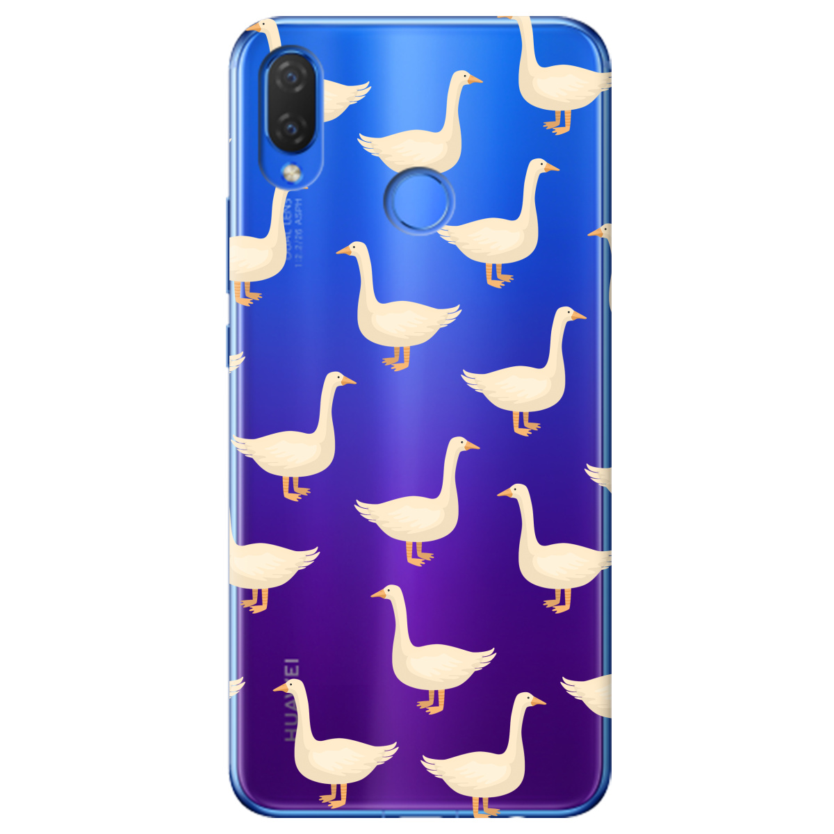 Чехол для Huawei P Smart Plus Гуси в тренде - фото 1 - Чехлы для телефонов