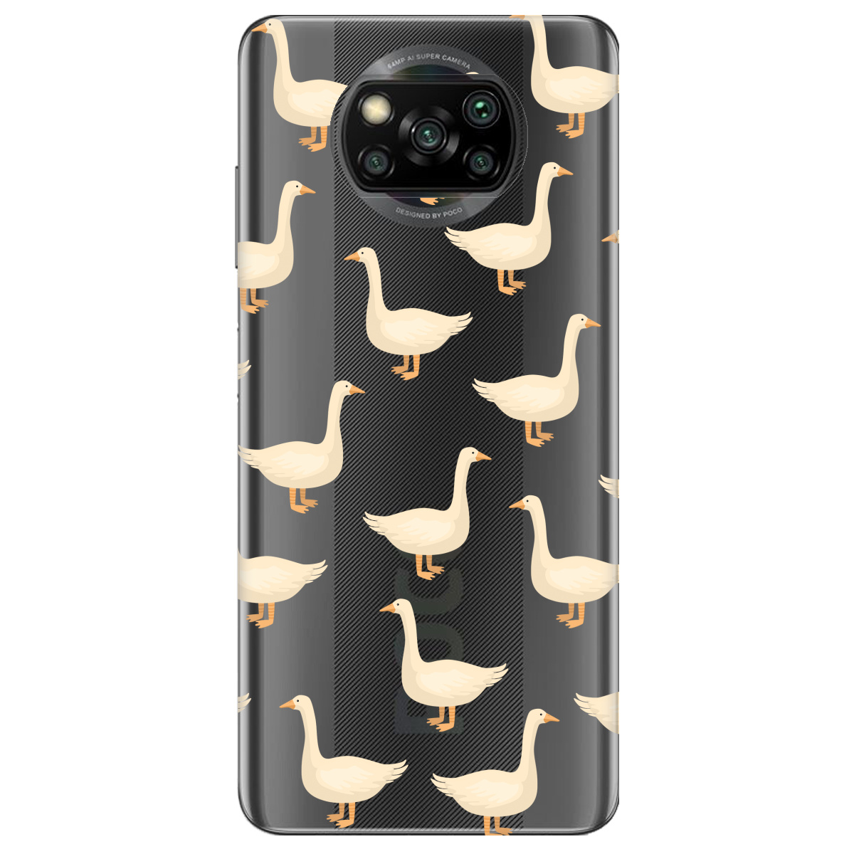 Чохол для Xiaomi Poco X3 Pro Гуси в тренді - фото 1 - Чохли для телефонів