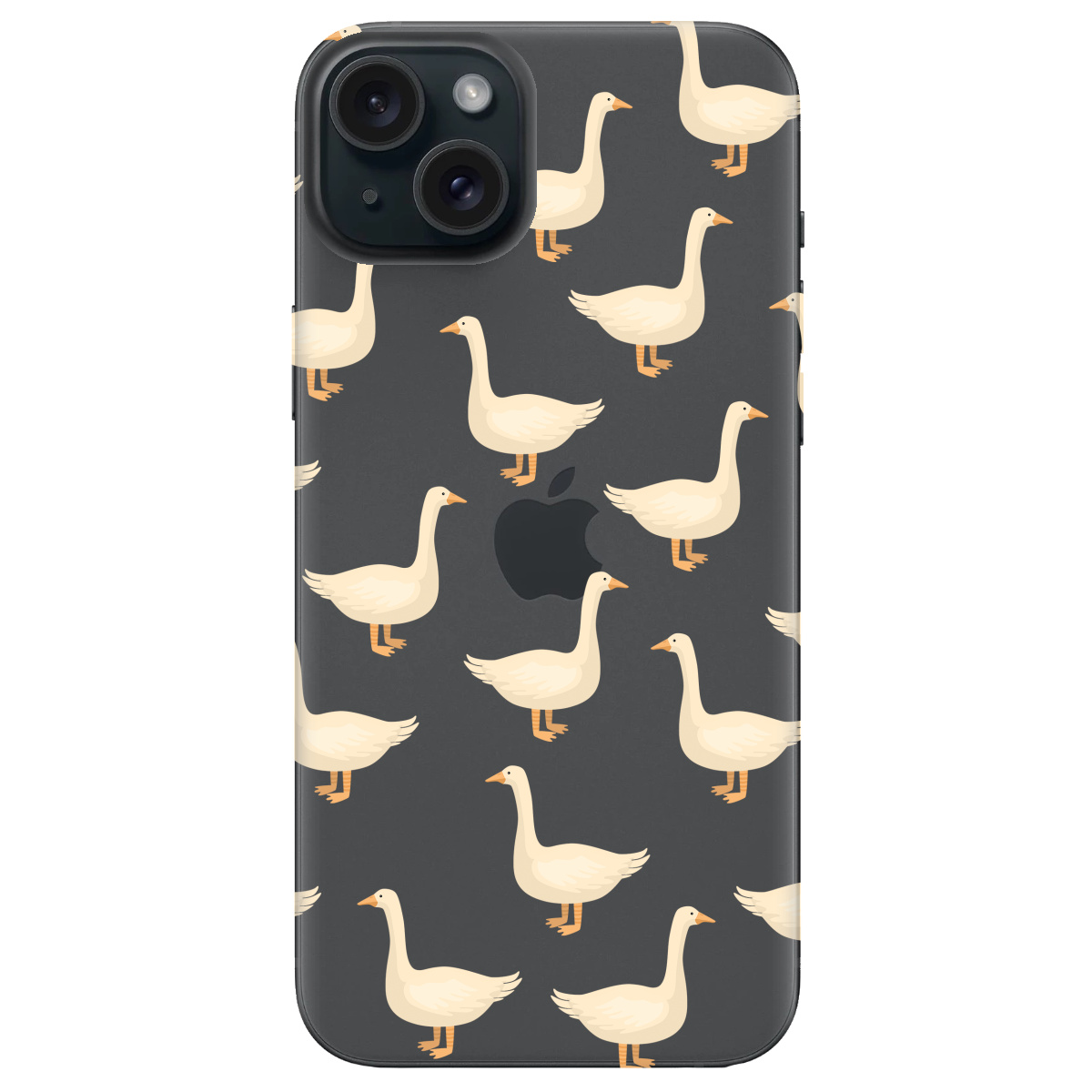 Чехол для Apple iPhone 15 Plus Гуси в тренде - фото 1 - Чехлы для телефонов