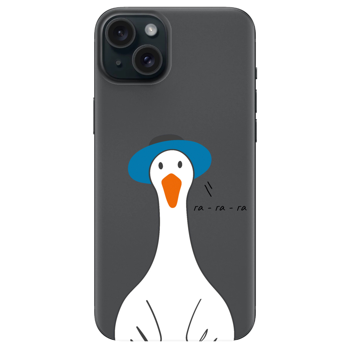 Чехол для Apple iPhone 15 Plus Га-га-га - фото 1 - Чехлы для телефонов