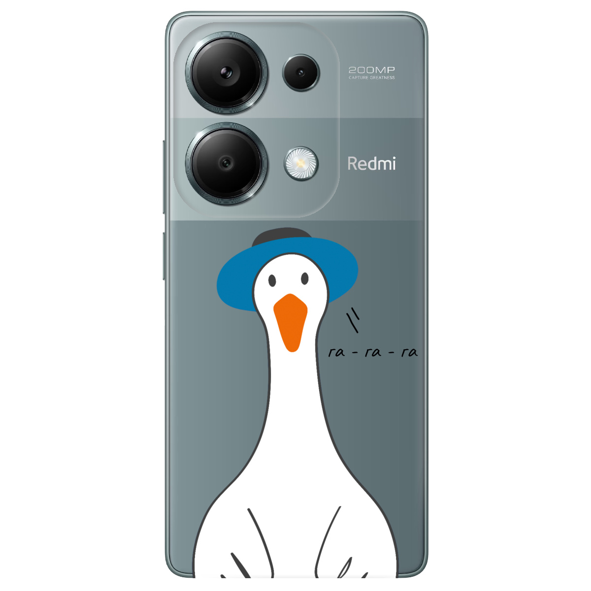 Чехол для Xiaomi Redmi Note 13 Pro 4G Га-га-га - фото 1 - Чехлы для телефонов