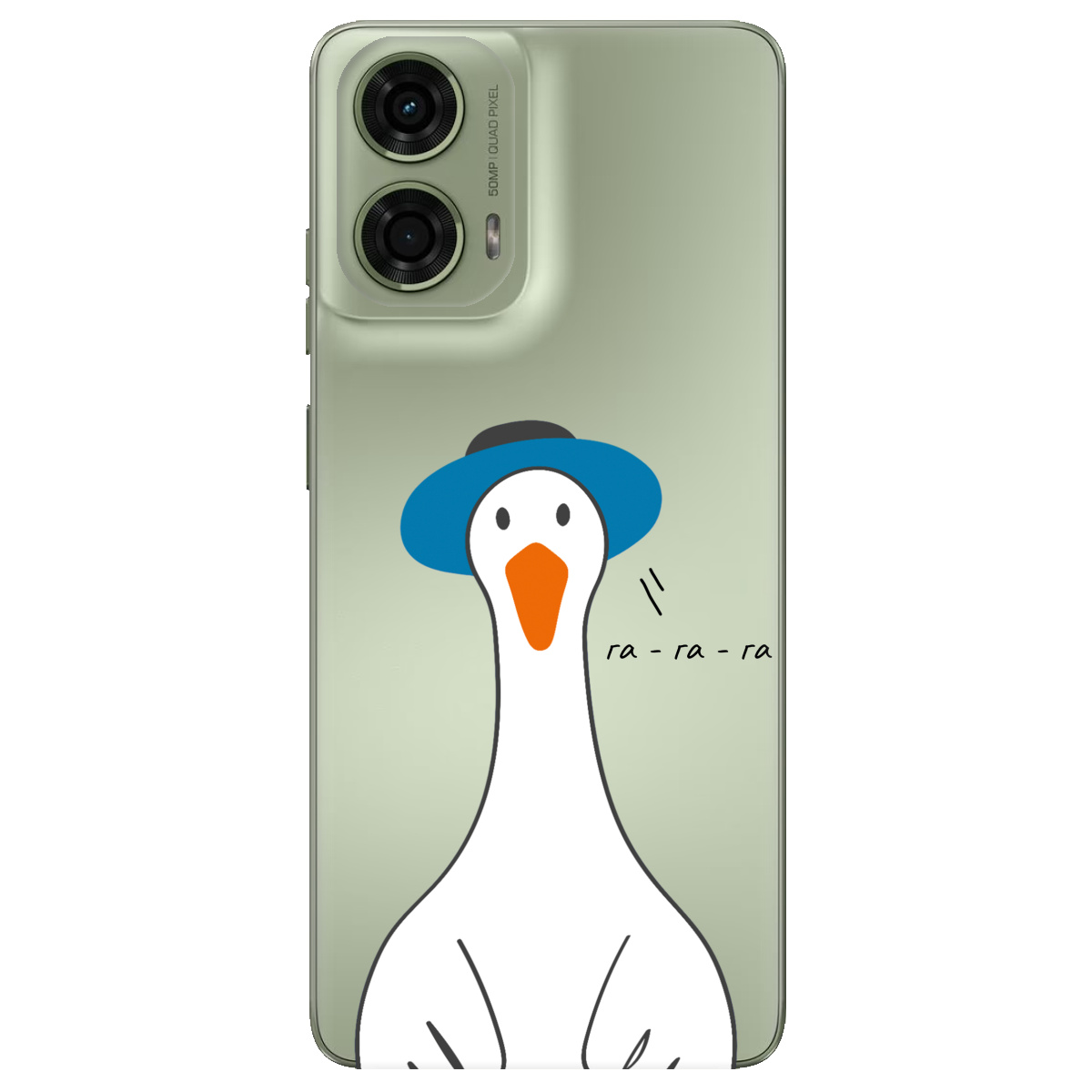 Чохол для Motorola G24 / G04 / E14 Га-га-га - фото 1 Чохол для Motorola G24 / G04 / E14 Га-га-га - фото 1 - Чохли для телефонів