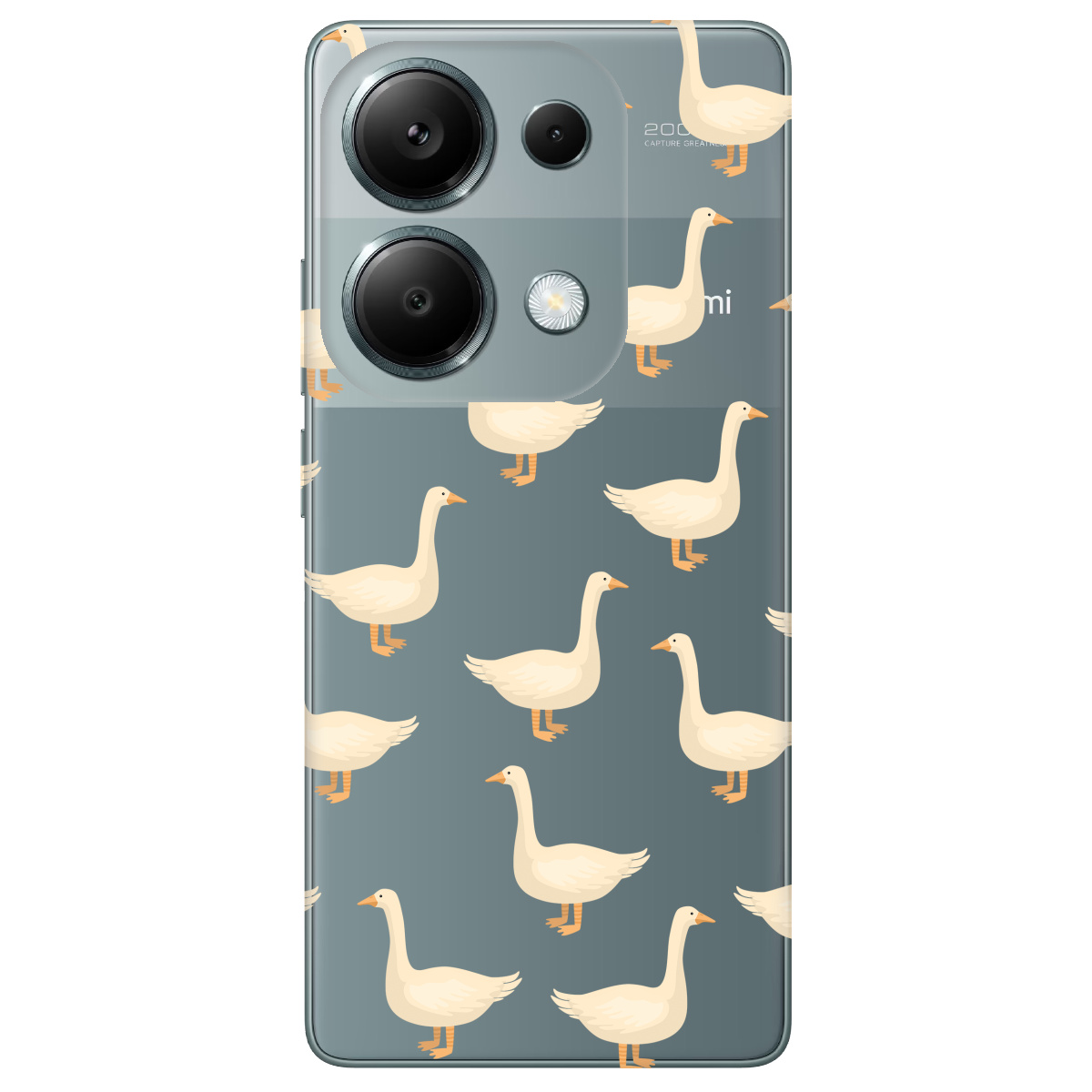 Чохол для Xiaomi Redmi Note 13 Pro 4G Гуси в тренді - фото 1 - Чохли для телефонів