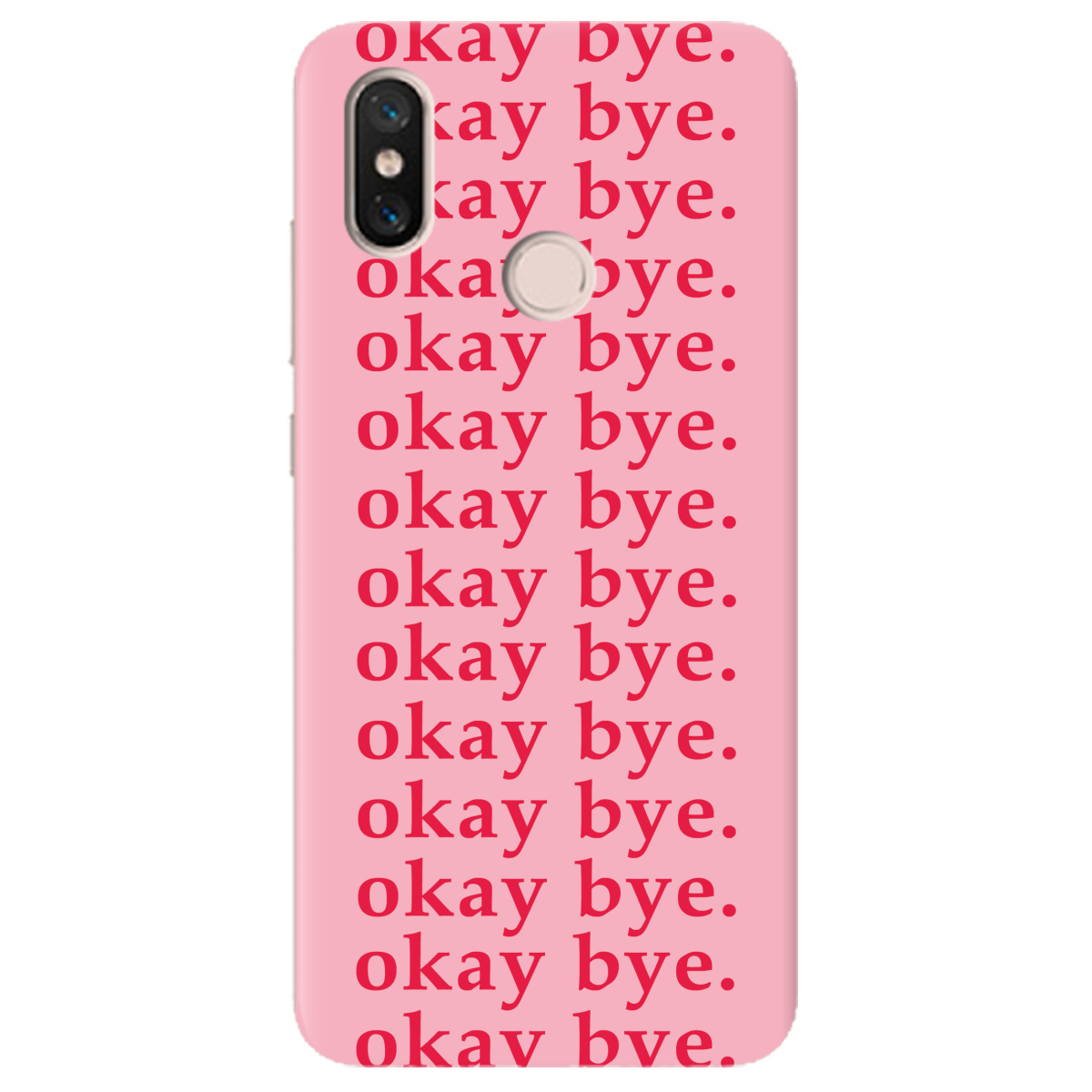 Чехол для Xiaomi Mi 8 Okay bye - фото 1 Чехол для Xiaomi Mi 8 Okay bye - фото 1 - Чехлы для телефонов
