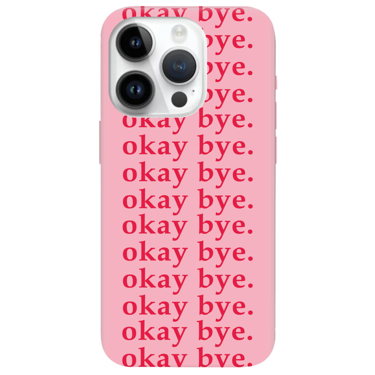 Чехол для Apple iPhone 14 Pro Max Okay bye - фото 1 Чехол для Apple iPhone 14 Pro Max Okay bye - фото 1 - Чехлы для телефонов