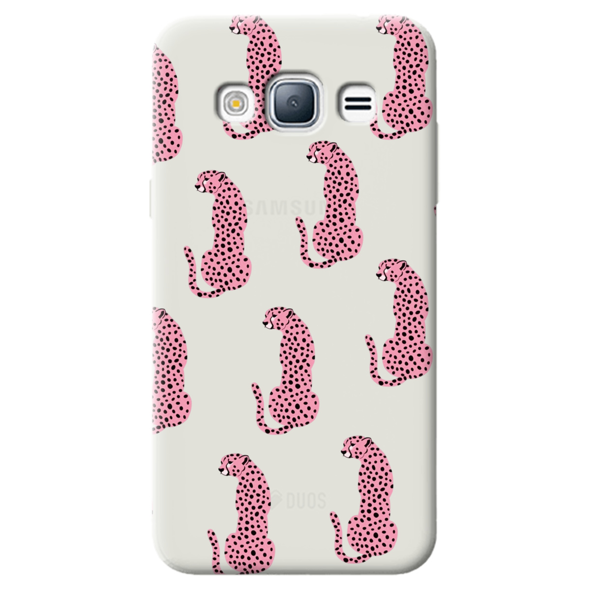 Чехол для Samsung Galaxy J3 2016 полупрозрачный матовый soft touch Король саваны - фото 1 - Чехлы для телефонов