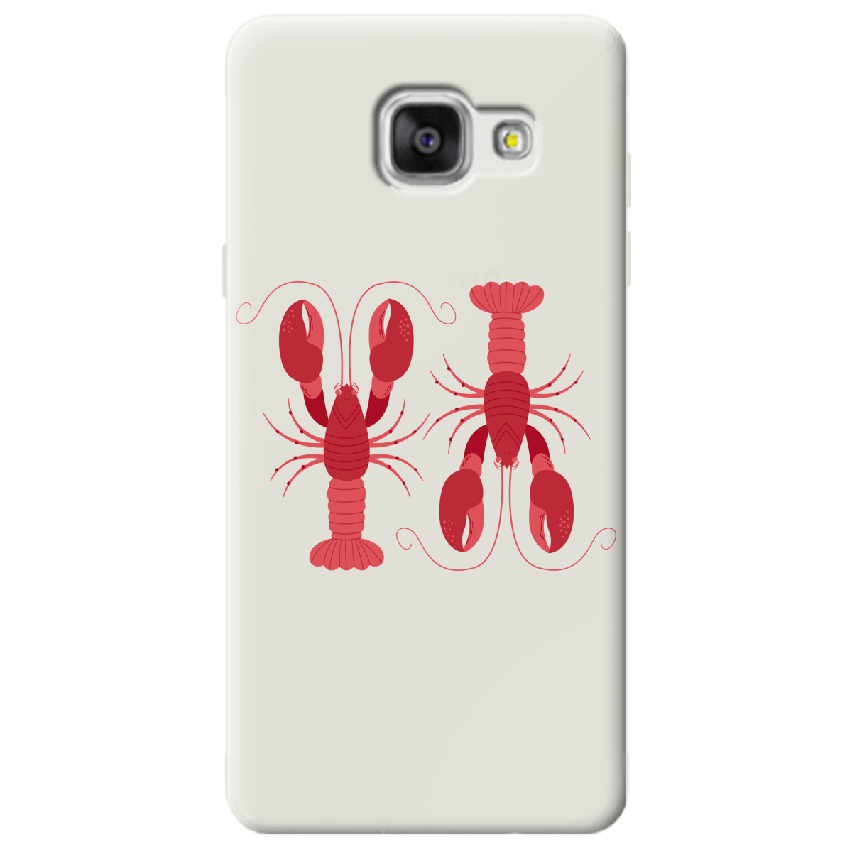 Чохол для Samsung Galaxy A5 2016 напівпрозорий матовий soft touch Червоні вартові - фото 1 - Чохли для телефонів