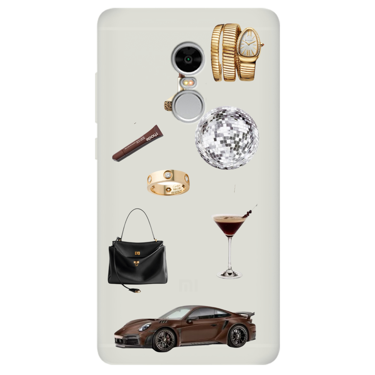 Чехол для Xiaomi Redmi Note 4 полупрозрачный матовый soft touch Жизнь в люксе - фото 1 - Чехлы для телефонов