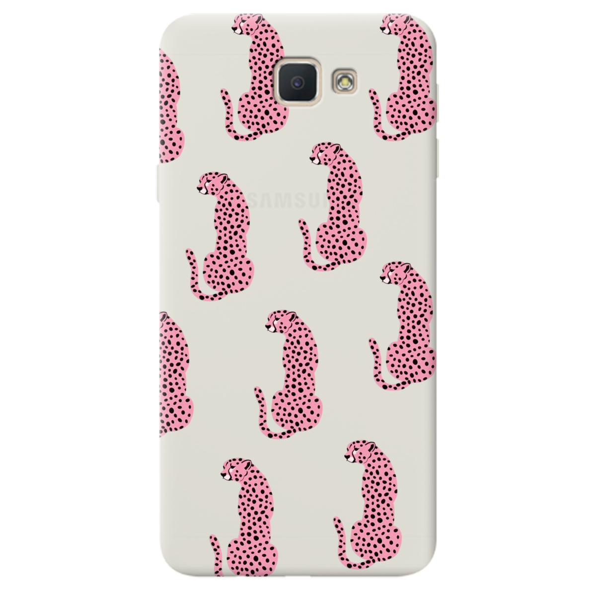 Чохол для Samsung Galaxy J5 Prime напівпрозорий матовий soft touch Король саванни - фото 1 - Чохли для телефонів