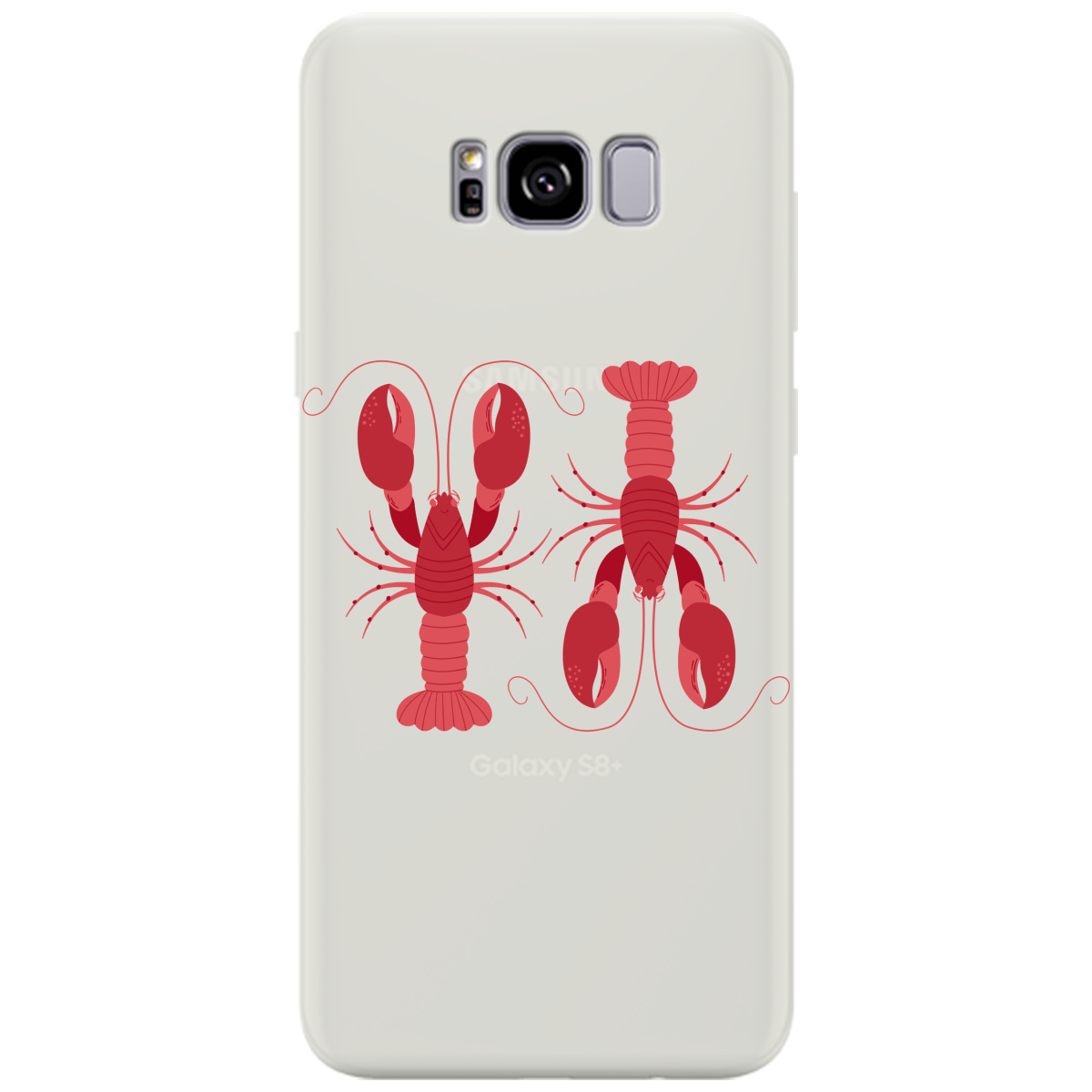 Чохол для Samsung Galaxy S8 Plus напівпрозорий матовий soft touch Червоні вартові - фото 1 - Чохли для телефонів