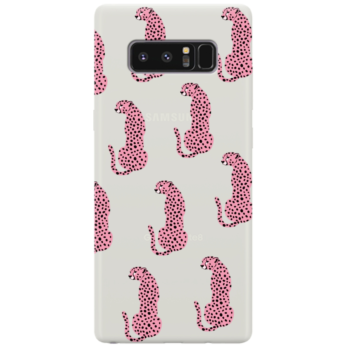 Чохол для Samsung Galaxy Note 8 напівпрозорий матовий soft touch Король саванни - фото 1 Чохол для Samsung Galaxy Note 8 напівпрозорий матовий soft touch Король саванни - фото 1 - Чохли для телефонів