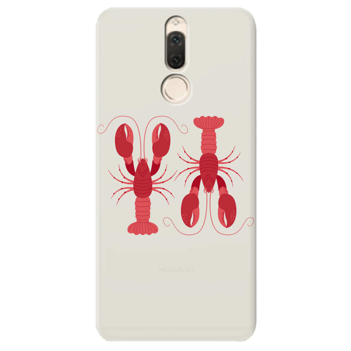 Чехол для Huawei Mate 10 Lite полупрозрачный матовый soft touch Красные часовые - фото 1 - Чехлы для телефонов