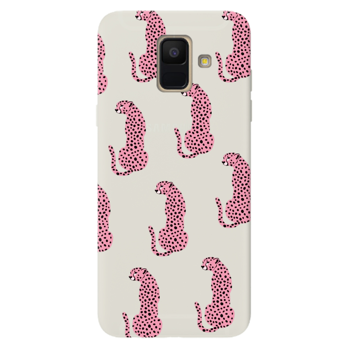 Чохол для Samsung Galaxy A6 2018 напівпрозорий матовий soft touch Король саванни - фото 1 Чохол для Samsung Galaxy A6 2018 напівпрозорий матовий soft touch Король саванни - фото 1 - Чохли для телефонів