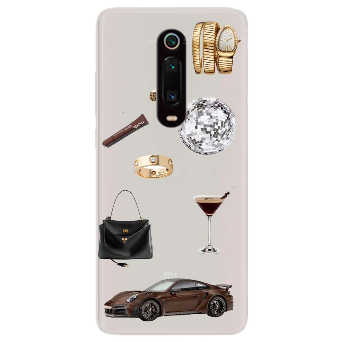 Чохол для Xiaomi Mi 9T Pro напівпрозорий матовий soft touch Життя в люксі - фото 1 - Чохли для телефонів