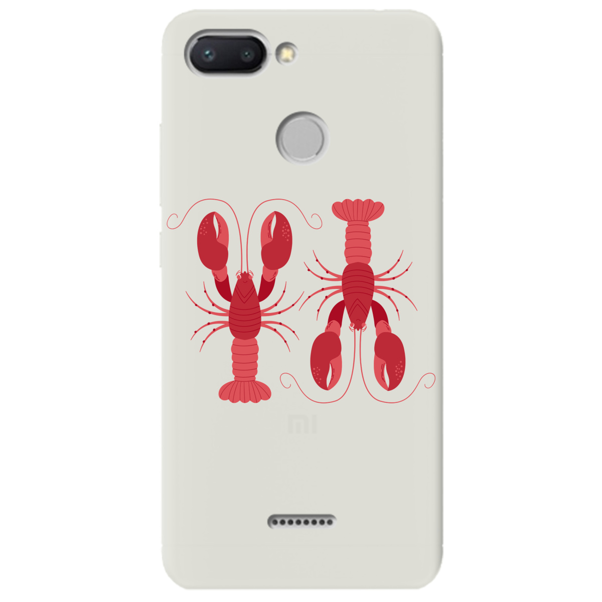 Чохол для Xiaomi Redmi 6 напівпрозорий матовий soft touch Червоні вартові - фото 1 - Чохли для телефонів