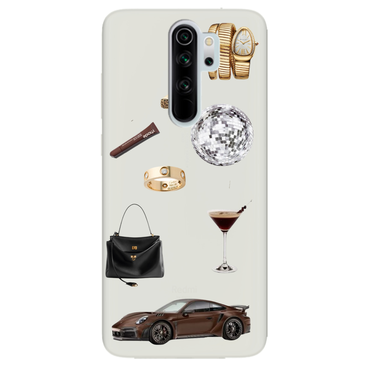Чехол для Xiaomi Redmi Note 8 Pro полупрозрачный матовый soft touch Жизнь в люксе - фото 1 Чехол для Xiaomi Redmi Note 8 Pro полупрозрачный матовый soft touch Жизнь в люксе - фото 1 - Чехлы для телефонов