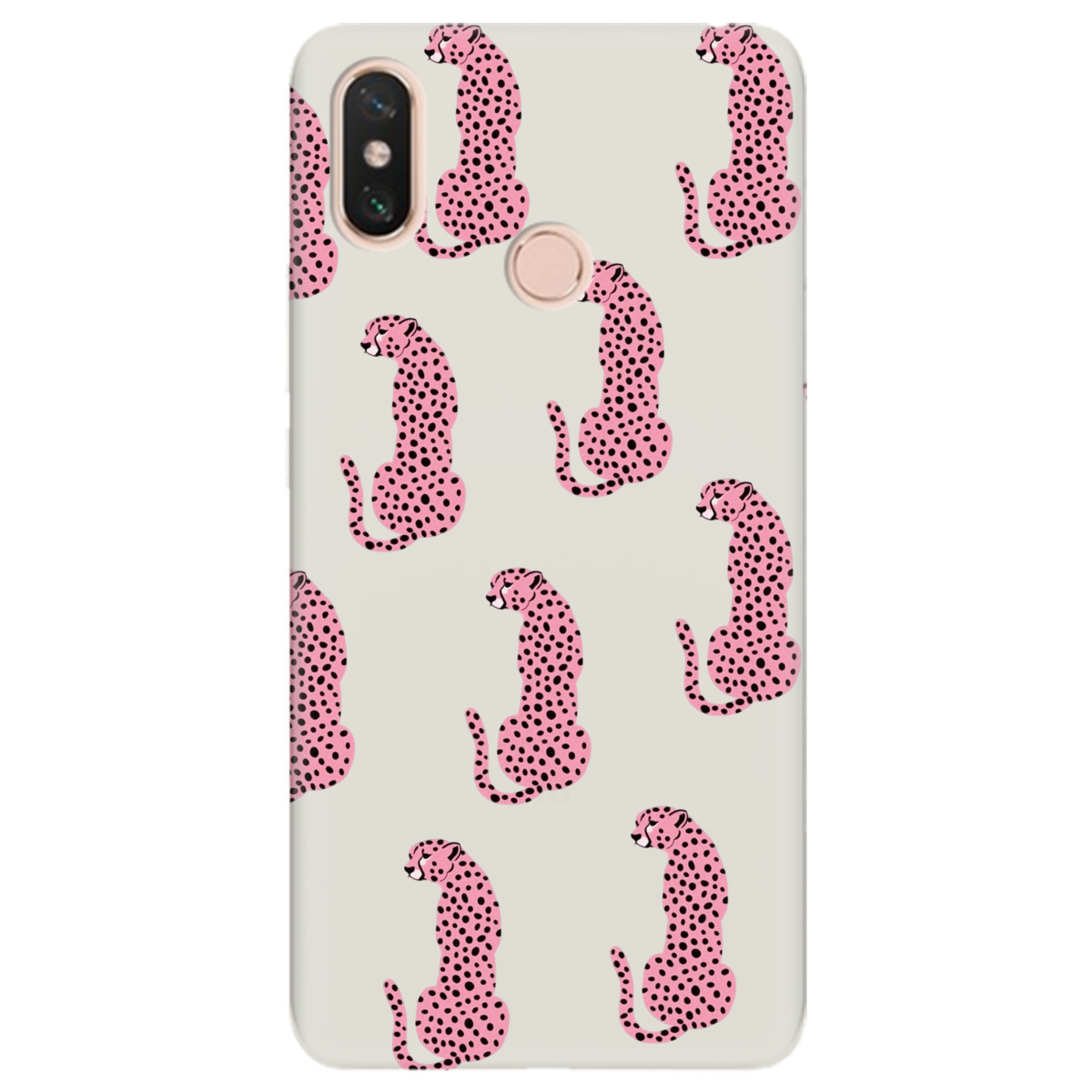 Чехол для Xiaomi Mi Max 3 полупрозрачный матовый soft touch Король саваны - фото 1 - Чехлы для телефонов