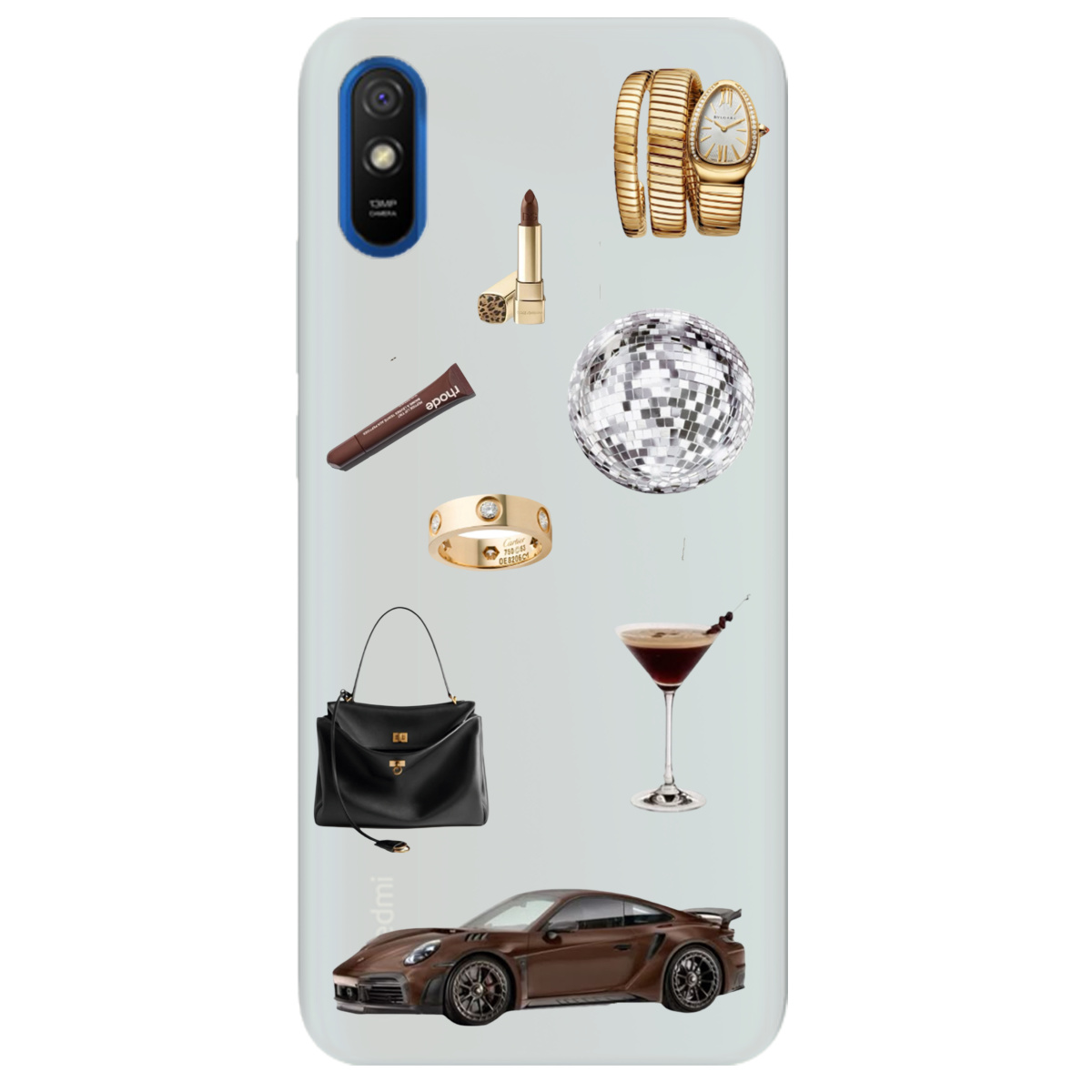 Чохол для Xiaomi Redmi 9A напівпрозорий матовий soft touch Життя в люксі - фото 1 Чохол для Xiaomi Redmi 9A напівпрозорий матовий soft touch Життя в люксі - фото 1 - Чохли для телефонів