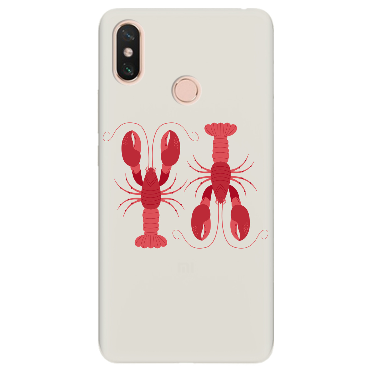 Чехол для Xiaomi Mi Max 3 полупрозрачный матовый soft touch Красные часовые - фото 1 - Чехлы для телефонов