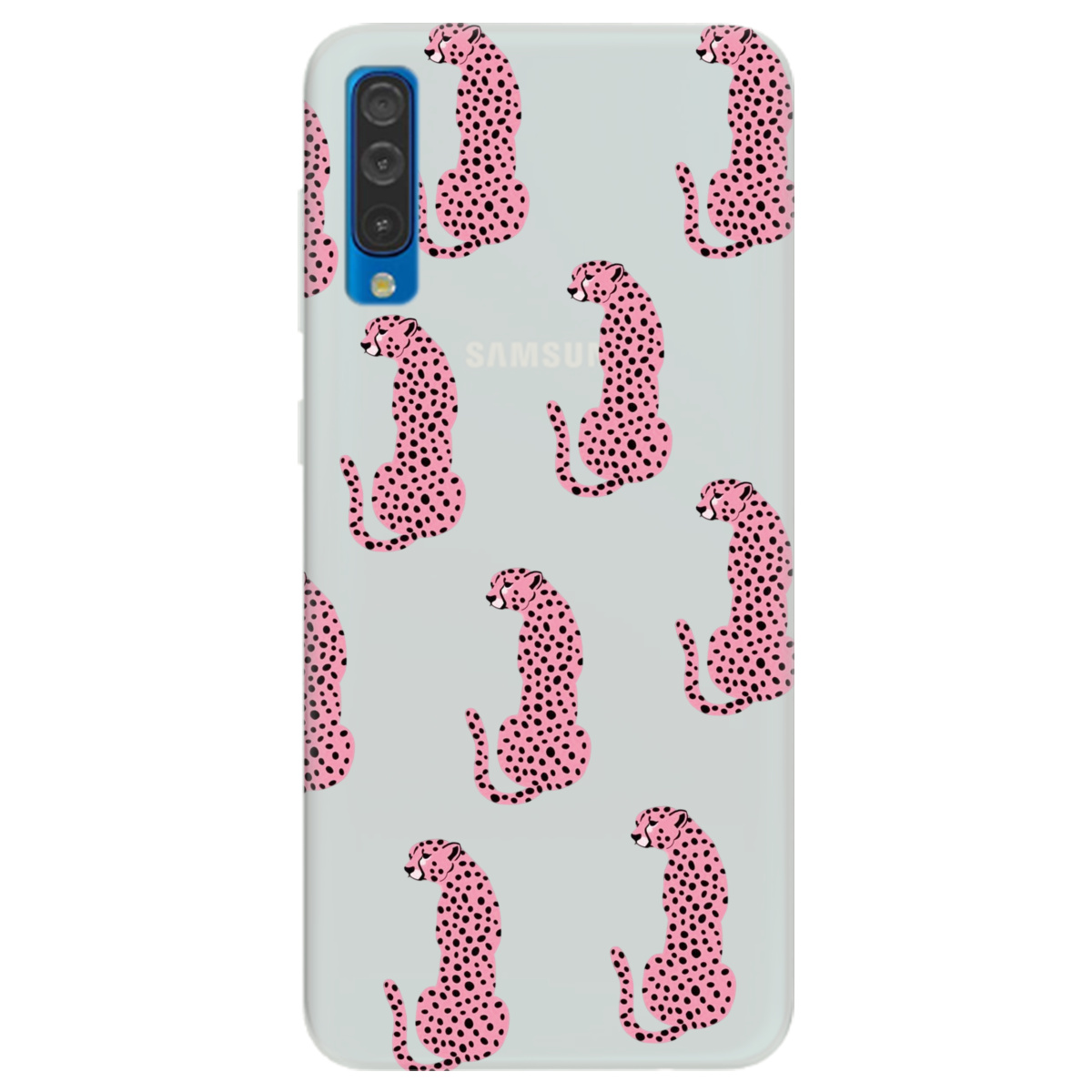 Чохол для Samsung Galaxy A50 напівпрозорий матовий soft touch Король саванни - фото 1 - Чохли для телефонів