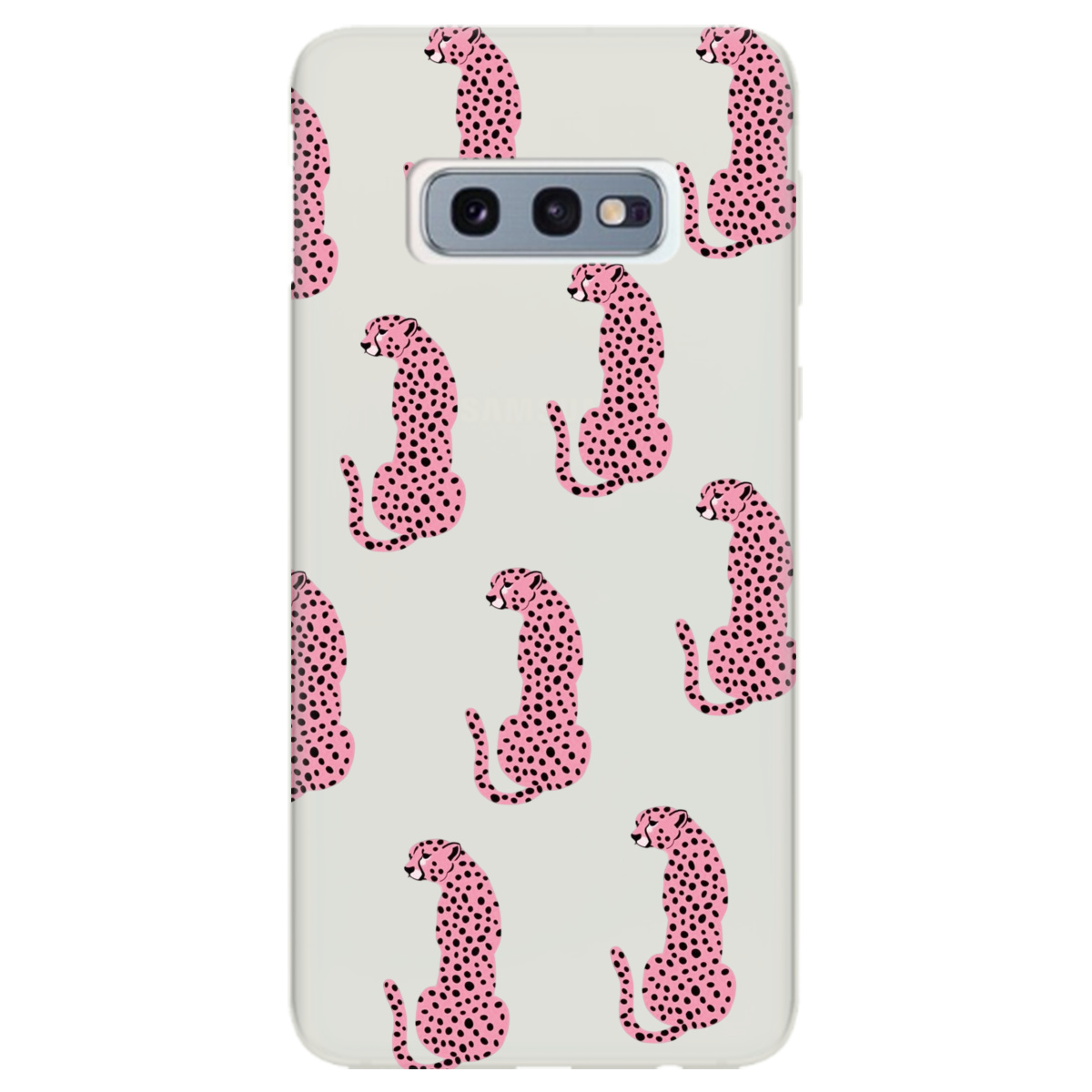 Чохол для Samsung Galaxy S10e напівпрозорий матовий soft touch Король саванни - фото 1 - Чохли для телефонів