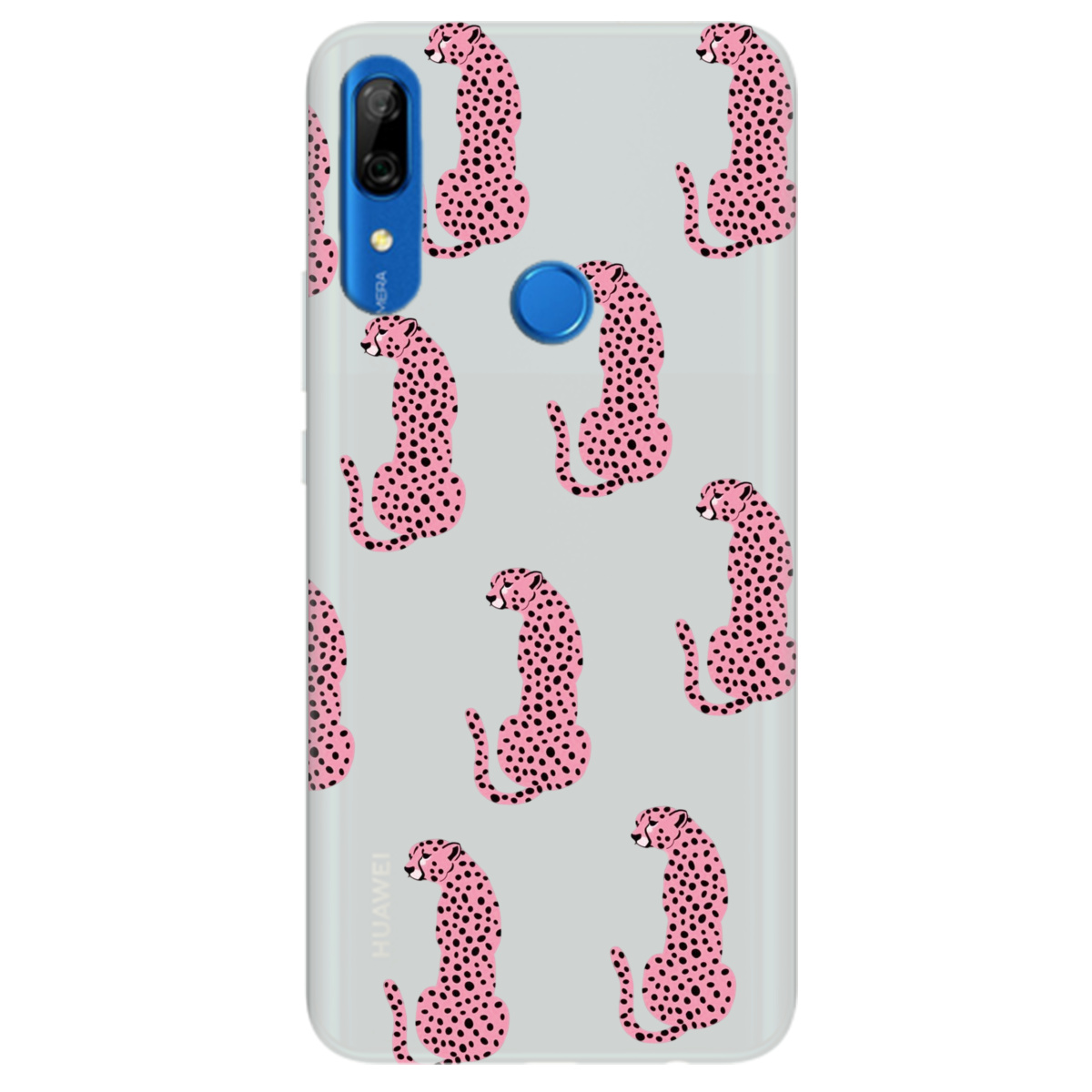 Чехол для Huawei P Smart Z полупрозрачный матовый soft touch Король саваны - фото 1 - Чехлы для телефонов