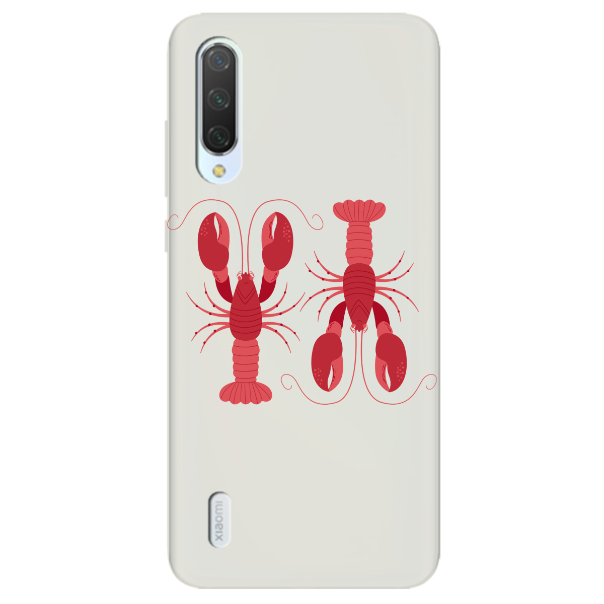 Чехол для Xiaomi Mi A3 полупрозрачный матовый soft touch Красные часовые - фото 1 - Чехлы для телефонов