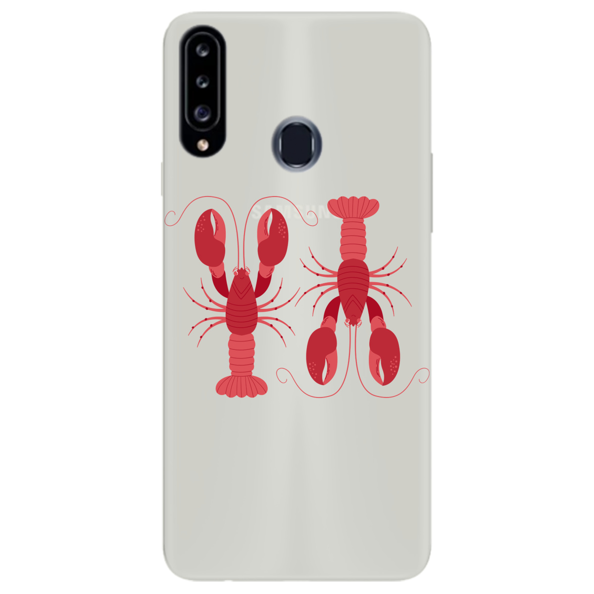 Чохол для Samsung Galaxy A20s напівпрозорий матовий soft touch Червоні вартові - фото 1 - Чохли для телефонів