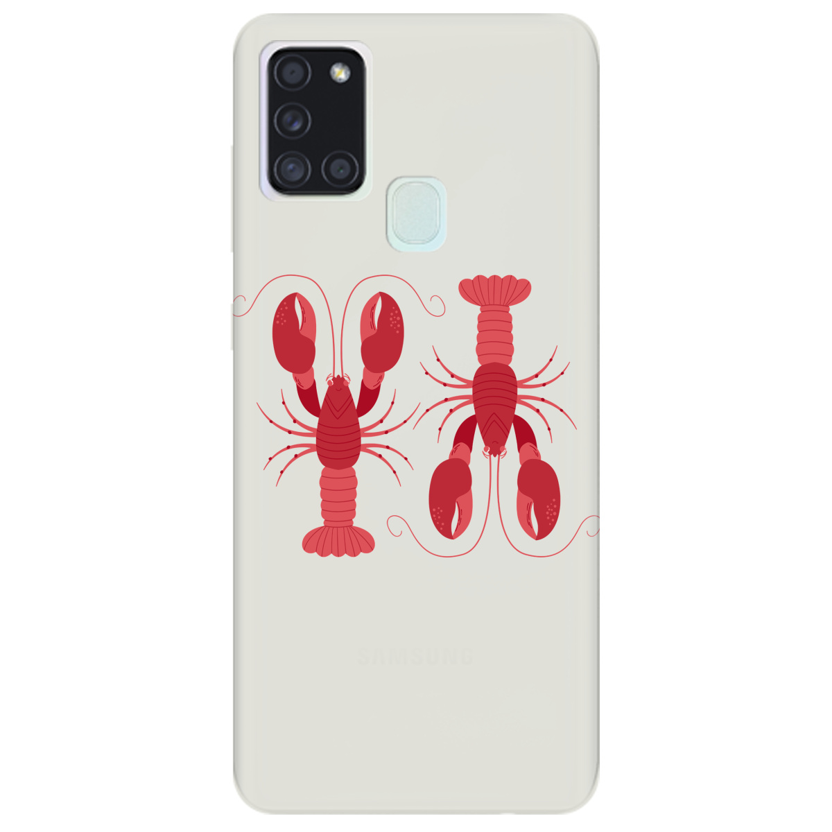 Чехол для Samsung Galaxy A21s полупрозрачный матовый soft touch Красные часовые - фото 1 Чехол для Samsung Galaxy A21s полупрозрачный матовый soft touch Красные часовые - фото 1 - Чехлы для телефонов