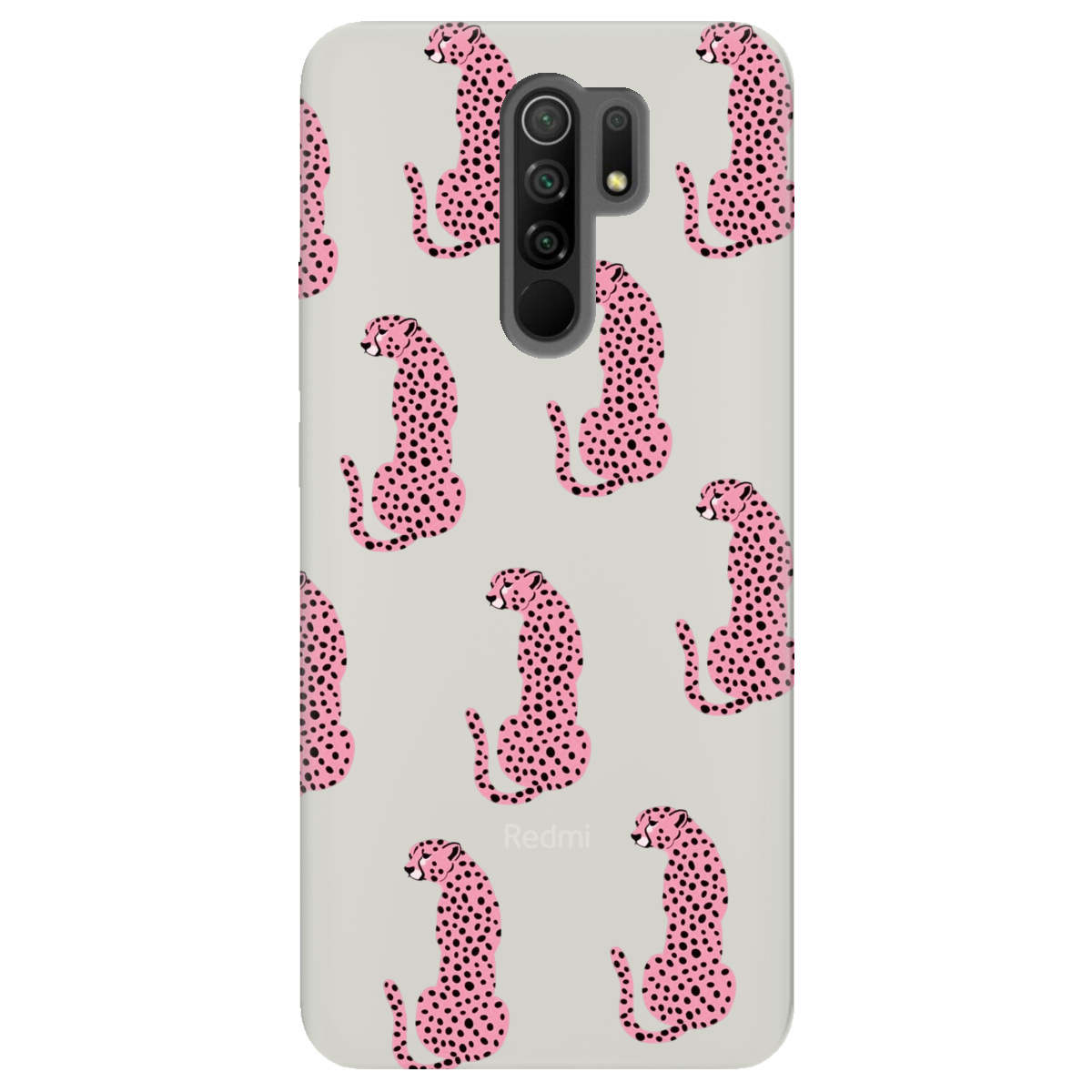 Чохол для Xiaomi Redmi 9 напівпрозорий матовий soft touch Король саванни - фото 1 - Чохли для телефонів