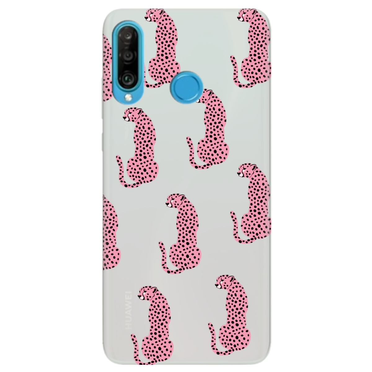 Чохол для Huawei P30 Lite напівпрозорий матовий soft touch Король саванни - фото 1 Чохол для Huawei P30 Lite напівпрозорий матовий soft touch Король саванни - фото 1 - Чохли для телефонів