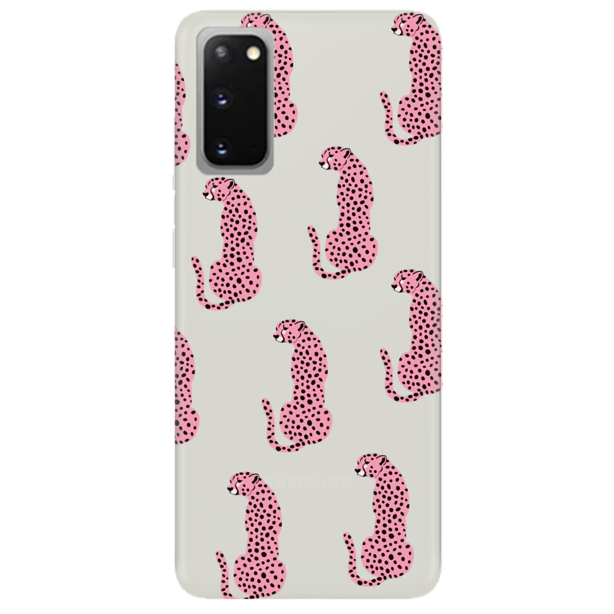 Чохол для Samsung Galaxy S20 напівпрозорий матовий soft touch Король саванни - фото 1 - Чохли для телефонів