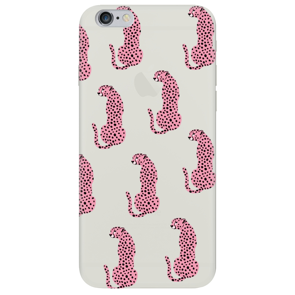 Чохол для Apple iPhone 6/6S напівпрозорий матовий soft touch Король саванни - фото 1 - Чохли для телефонів