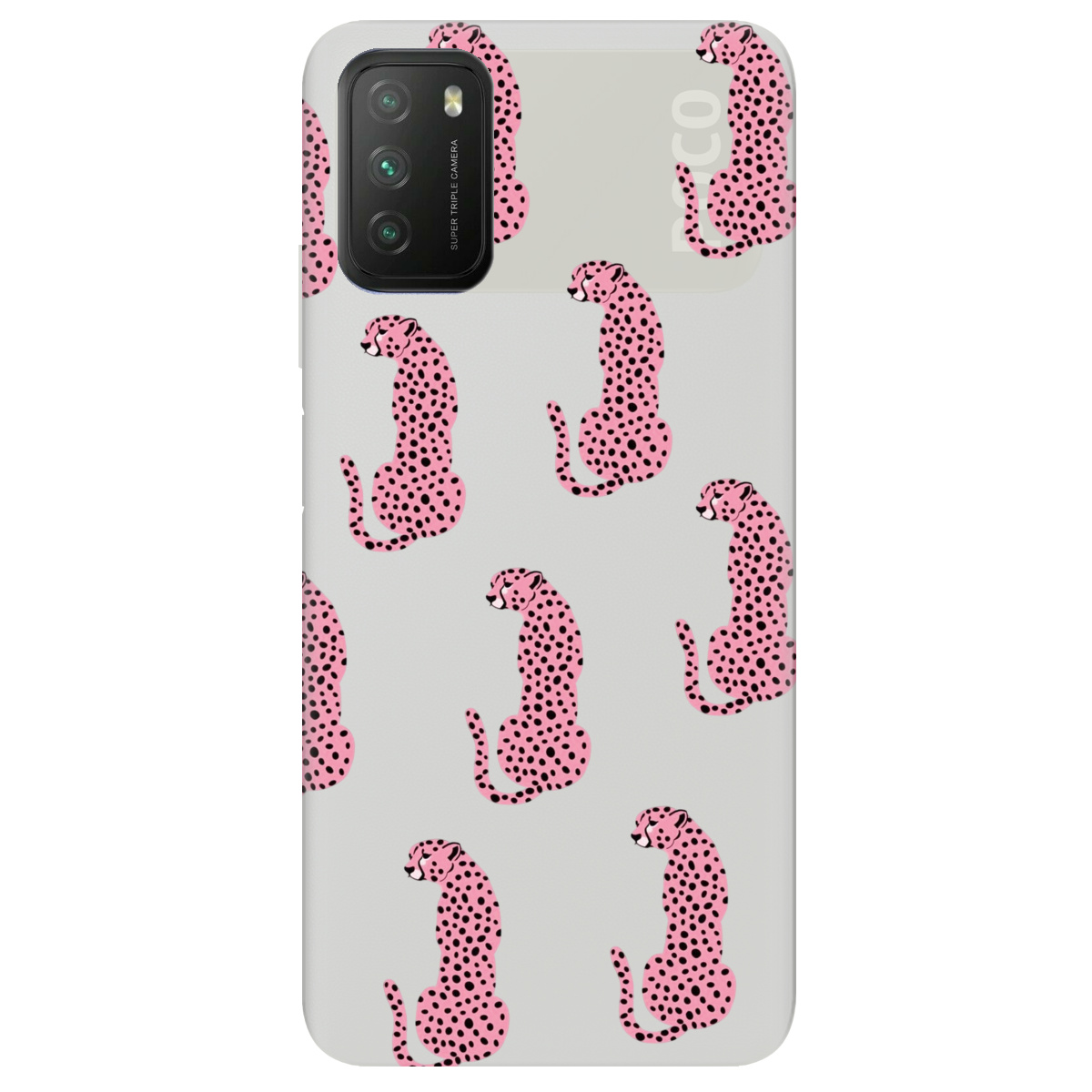 Чехол для Xiaomi Poco M3 полупрозрачный матовый soft touch Король саваны - фото 1 Чехол для Xiaomi Poco M3 полупрозрачный матовый soft touch Король саваны - фото 1 - Чехлы для телефонов
