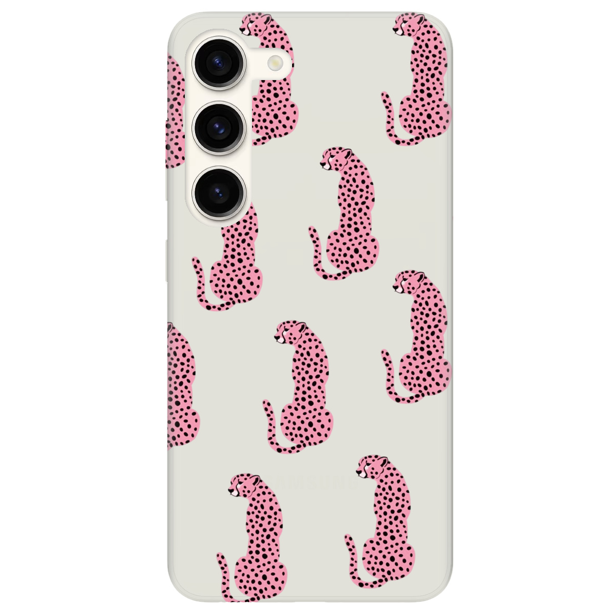 Чехол для Samsung Galaxy S23 полупрозрачный матовый soft touch Король саваны - фото 1 - Чехлы для телефонов