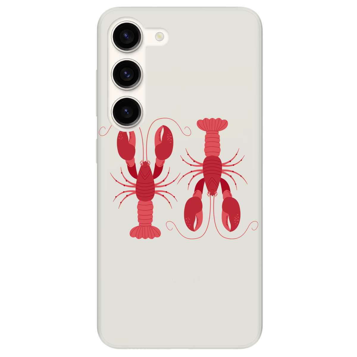 Чохол для Samsung Galaxy S23 напівпрозорий матовий soft touch Червоні вартові - фото 1 - Чохли для телефонів