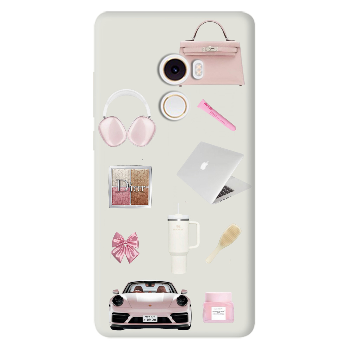 Чохол для Xiaomi Mi Mix 2 напівпрозорий матовий soft touch Високий стиль - фото 1 - Чохли для телефонів