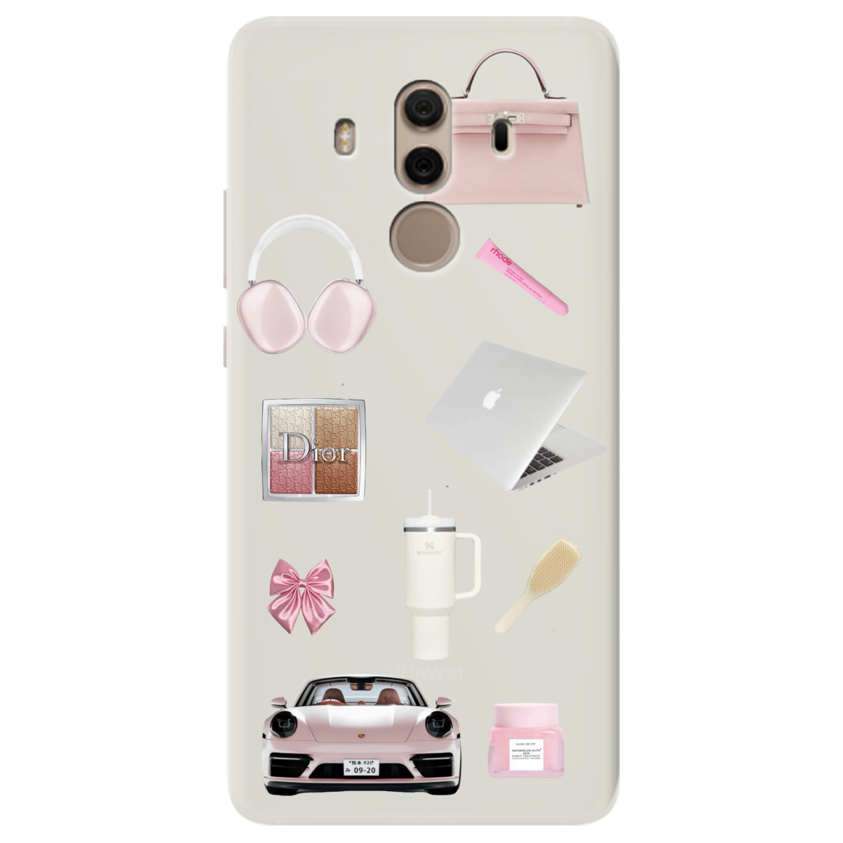 Чехол для Huawei Mate 10 Pro полупрозрачный матовый soft touch Высокий стиль - фото 1 - Чехлы для телефонов