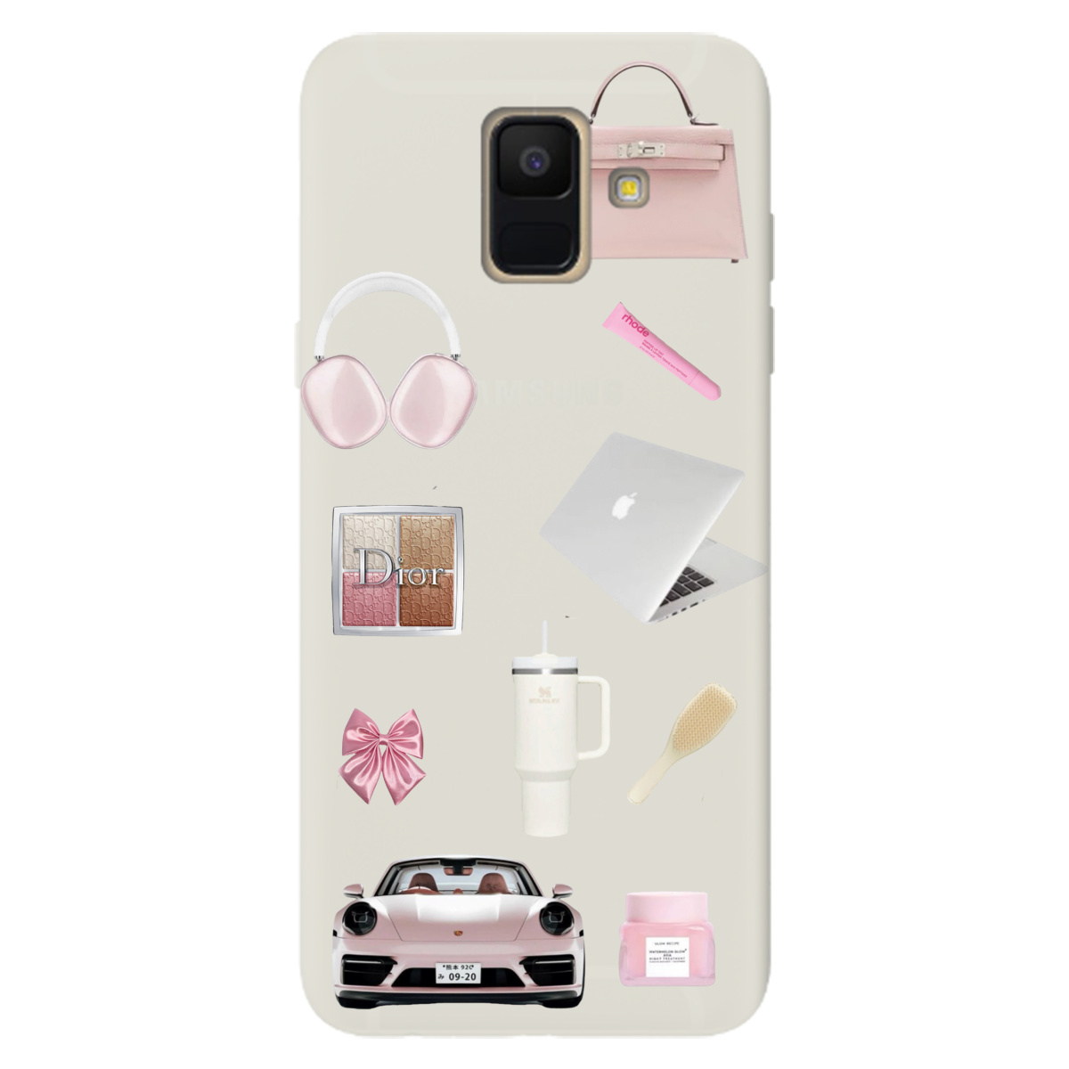 Чохол для Samsung Galaxy A6 2018 напівпрозорий матовий soft touch Високий стиль - фото 1 Чохол для Samsung Galaxy A6 2018 напівпрозорий матовий soft touch Високий стиль - фото 1 - Чохли для телефонів