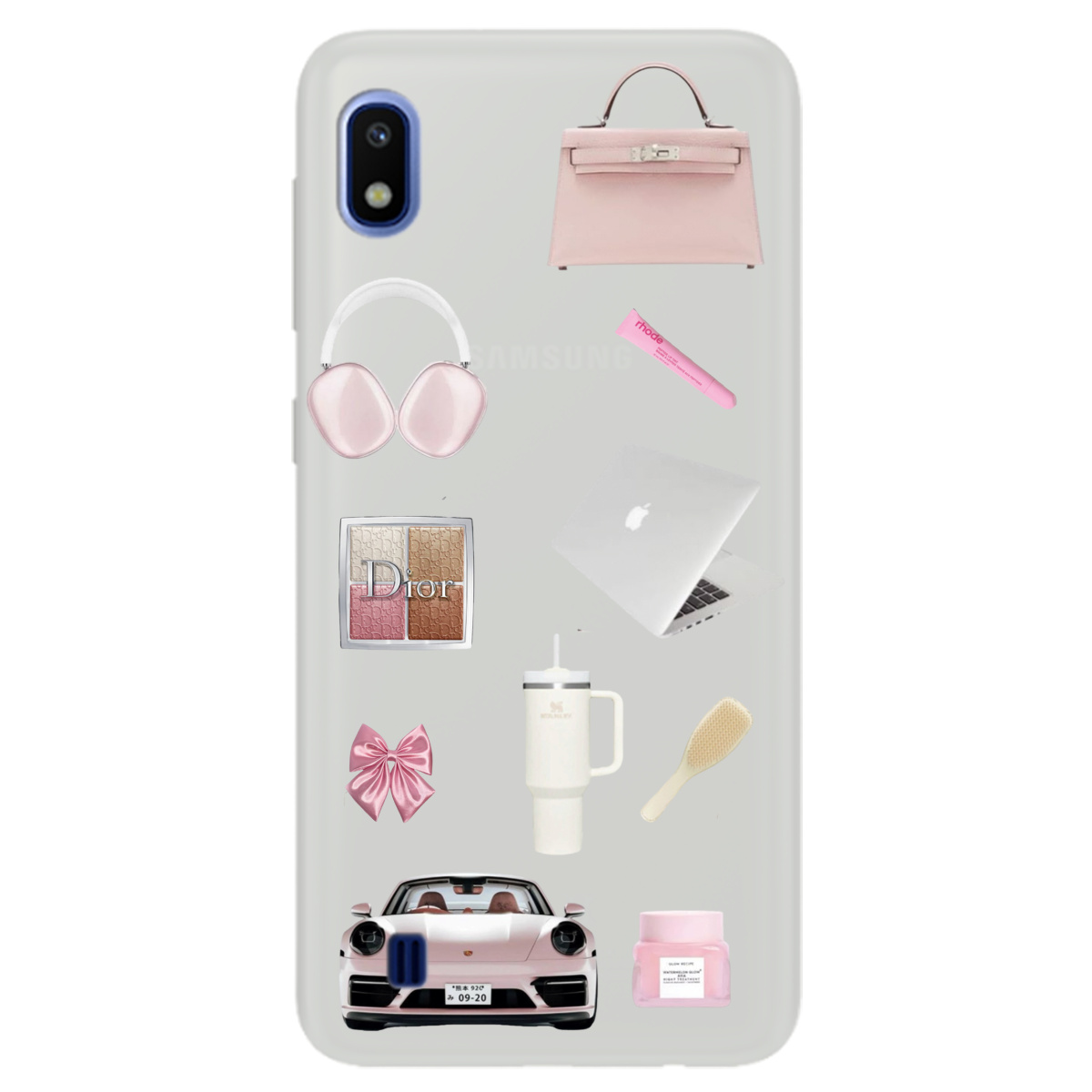 Чохол для Samsung Galaxy A10 напівпрозорий матовий soft touch Високий стиль - фото 1 - Чохли для телефонів